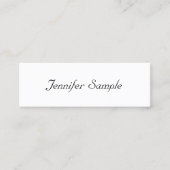 Aangepaste handgeschreven schrijver voor handgesch mini visitekaartje (Voorkant)