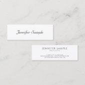 Aangepaste handgeschreven schrijver voor handgesch mini visitekaartje (Voorkant / Achterkant)