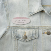 Aangepaste handgeschreven script moderne legante S Naamplaatje (In situ)