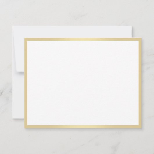 Aangepaste handgeschreven Sjabloon Gold Script Tex (Achterkant)