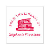 Aangepaste handgetekende boeken uit de bibliotheek zelfinktende stempel (Design)