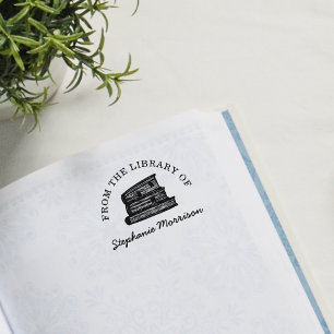 Aangepaste handgetekende boeken uit de bibliotheek zelfinktende stempel