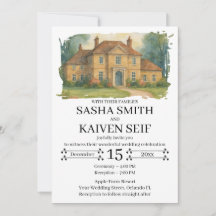 Aangepaste handgetekende illustratie van de locati