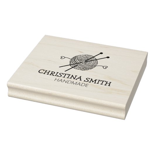 Aangepaste handheld - groot rubberstempel (Stempel)