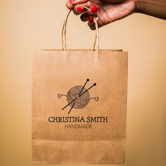 Aangepaste handheld - groot rubberstempel