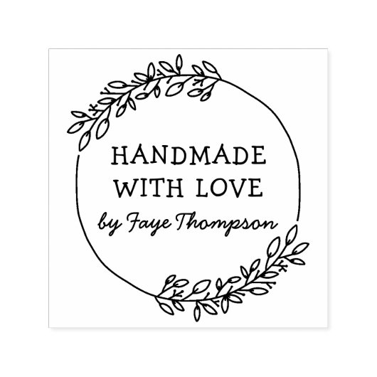 Aangepaste handleiding voor geluid met liefde  zelfinktende stempel (Design)