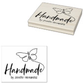 Aangepaste handleiding voor snelle vlinder groot rubberstempel (Gestempeld)