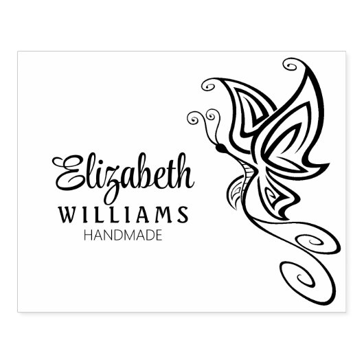 Aangepaste handleiding voor snelle vlinder groot rubberstempel (Afrduk)