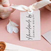 Aangepaste "Handmade by" Rubber Stamp – Elegant Sc Rubberstempel