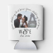 Aangepaste Handschrift Tekst Koelbox Huwelijksguns Blikjeskoeler (Achterkant)