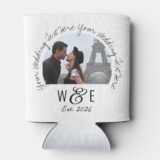 Aangepaste Handschrift Tekst Koelbox Huwelijksguns Blikjeskoeler (Achterkant)