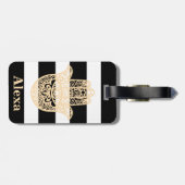 Aangepaste handstrepen voor Cute gelukshamsa Bagagelabel (Achterkant horizontaal)