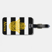 Aangepaste handstrepen voor Cute gelukshamsa Bagagelabel (Achterkant horizontaal)