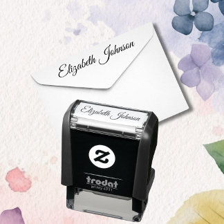 Aangepaste handtekening aangepast zelfinktende stempel