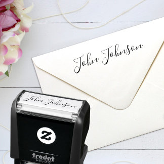 Aangepaste handtekening Aangepaste zelfinkend stem Zelfinktende Stempel