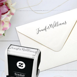 Aangepaste handtekening Aangepaste zelfinkend stem Zelfinktende Stempel