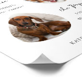 Aangepaste handtekening cocktail Drinken balk Poster (Hoek)