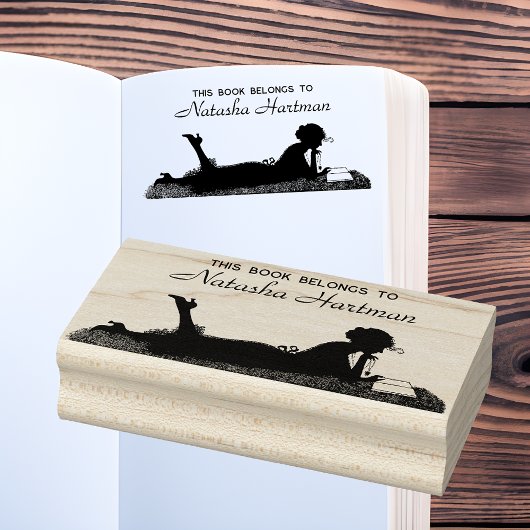 aangepaste handtekening en tekst Bookplate Rubber Rubberstempel