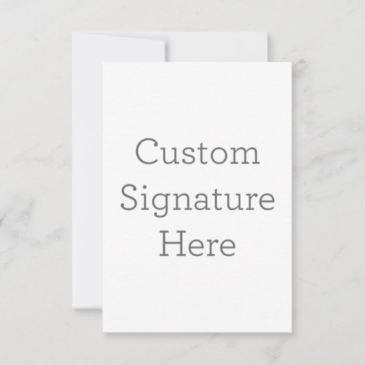 8.9 x 12.7 cm Enkele bedankkaart (Voorkant)