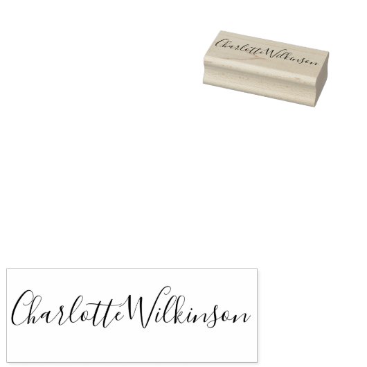 Aangepaste handtekening naam stempel (Gestempeld)