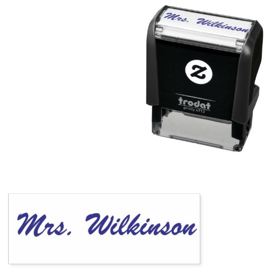 Aangepaste handtekening naam stempel (In situ)