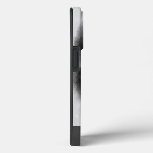 Aangepaste handtekening zwart-witte Waterverf Case-Mate iPhone Case (Achterkant / Rechts)