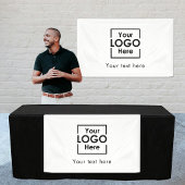 Aangepaste hangende bannerteken Business Logo Text Spandoek
