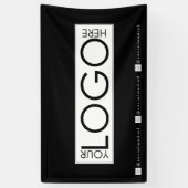 Aangepaste hangende bannerteken Logo Social Media- Spandoek (Verticaal)