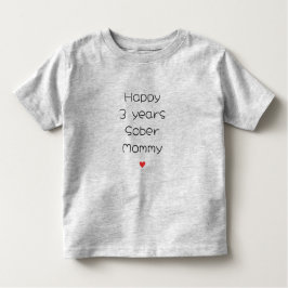 Aangepaste Happy 3 jaar Sobers Mama Ondersteuning, Kinder Shirts
