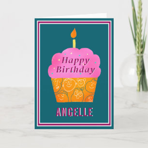 Aangepaste  Happy Birthday kaart