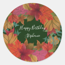 Aangepaste Happy Birthday sticker