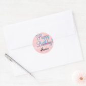 Aangepaste Happy Birthday Stickers (Envelop)