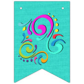 Aangepaste Happy Birthday Vlaggetjes (Eerste vlag)