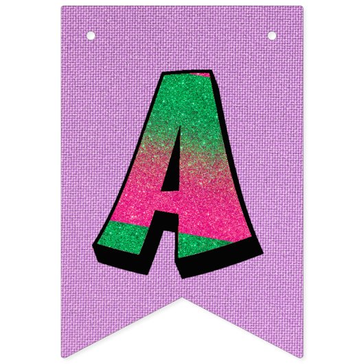 Aangepaste Happy Birthday Vlaggetjes (Derde vlag)