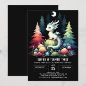 Aangepaste Happy Dragon-verjaardag Kaart (Voorkant / Achterkant)