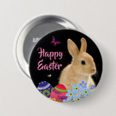 Aangepaste Happy Easter Button (Voorkant /achterkant)