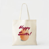 Aangepaste Happy Easter Egg-tas Tote Bag (Voorkant)
