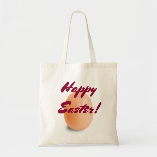 Aangepaste Happy Easter Egg-tas Tote Bag (Voorkant)