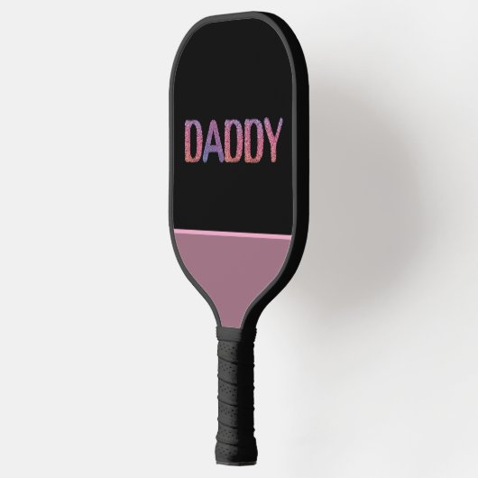 Aangepaste Happy First Fathers Day Pickleball Padd Paddle (Links)