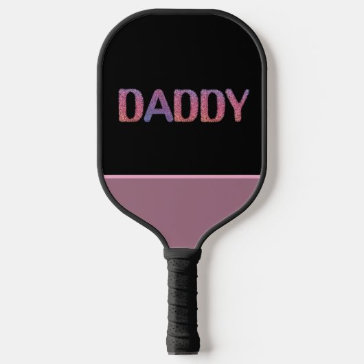 Aangepaste Happy First Fathers Day Pickleball Padd Pickleball Paddle (Voorkant)
