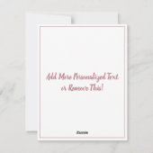 Aangepaste Happy Halloween Jack O Lantern Pompoen Feestdagenkaart (Achterkant)