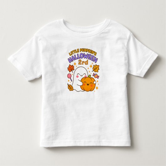 Aangepaste Happy Halloween Kinder T-Shirt (Voorkant)