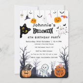 Aangepaste Happy Halloween Verjaardag Kaart (Voorkant)