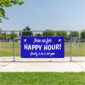 Aangepaste Happy Hour-banner Spandoek (Insitu)