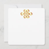 Aangepaste Happy Lunar nieuwjaar 2023 RABBIT Dank Kaart (Achterkant)