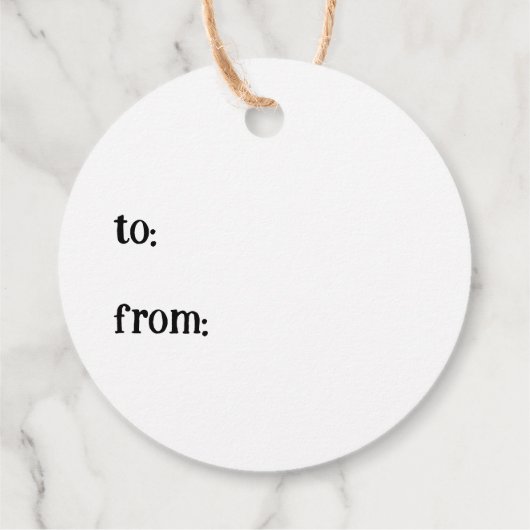 Aangepaste HAPPY MOEDERDAG Scalloped Edge Gift Bedankjes Labels (Achterkant)