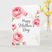 Aangepaste Happy Mother's Day kaart – Persoonlijk (Gele Bloem)