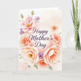 Aangepaste Happy Mother's Day kaart – Persoonlijk 