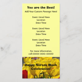 Aangepaste Happy Nurses Week-vieringskaart