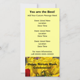 Aangepaste Happy Nurses Week-vieringskaart